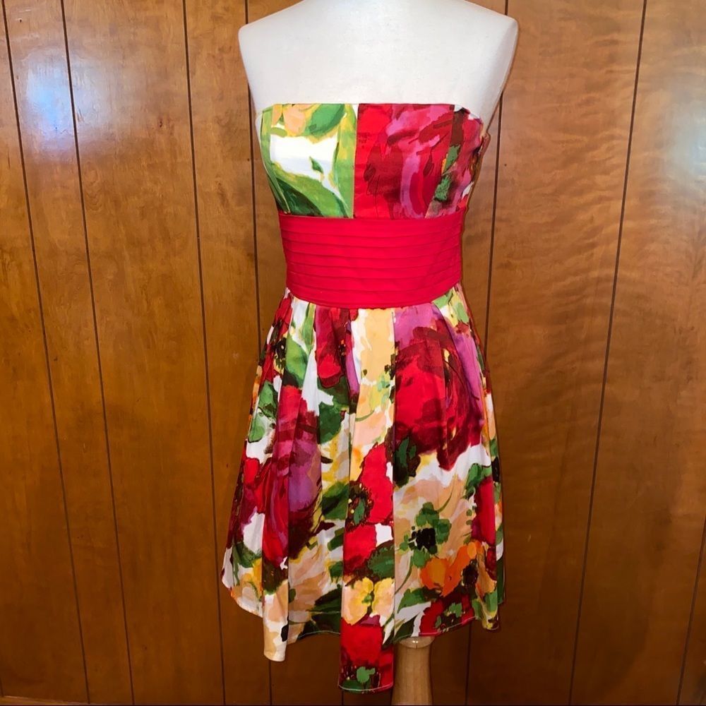 Juniors strapless Trixxi dress sz 9